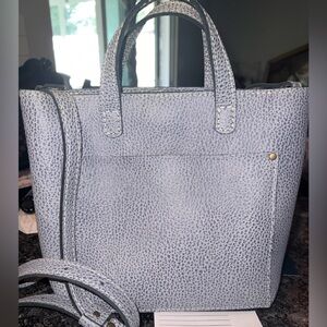 Portland Leather Goods Fog Mini Crossbody Zip